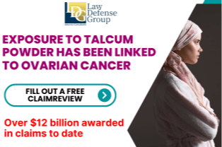 Exposure to Talcum Powder has been linked to Ovarian Cancer